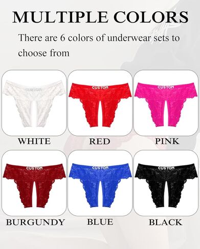 Personalized Thongs with Names,Diy Rhinestone Letter Sexy Lace Thong Custom Name Women Panties in Saudi Arabia