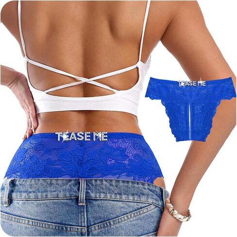 Personalized Thongs with Names,Diy Rhinestone Letter Sexy Lace Thong Custom Name Women Panties in Saudi Arabia