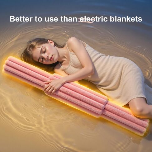 زجاجات مياه ساخنة للسرير ممتدة ومكبرة بغطاء قطيفة، كيس ماء ساخن للضغط الساخن والبارد، تشنجات الدورة الشهرية، وسادات تسخين للبطن، وتخفيف آلام الظهر (برتقالي) in Kuwait