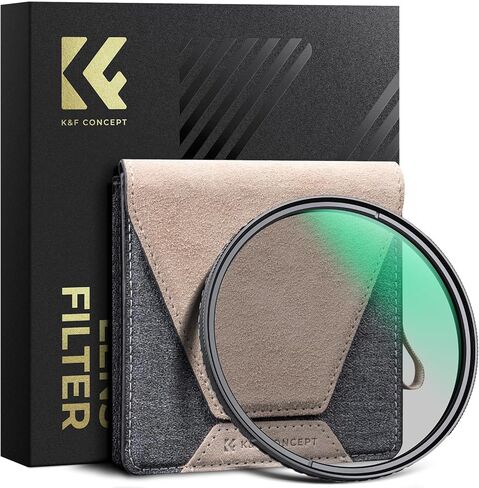 فلتر مستقطب دائري مقاس 72 مم من K&F Concept فائق النحافة مع 36 طبقة طلاء متعددة الطبقات، فلتر استقطاب دائري عالي الدقة (CPL) مرشح عدسة الكاميرا (سلسلة Nano-X PRO) in Saudi Arabia