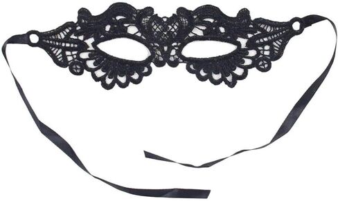 Black Lace Mask Sexy Masquerade Eye Face Eyemask Women Party Halloween Hot - Masquerade Ball Mask for Costume Party Cosplay, Soft and Gentle in Saudi Arabia