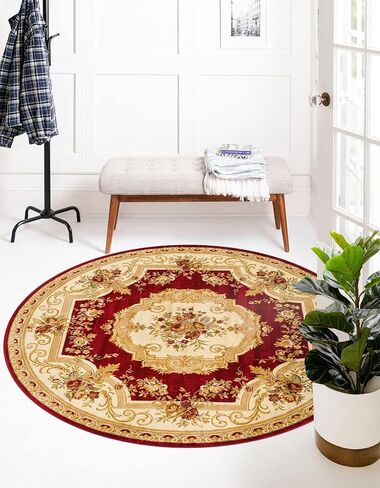 Rugs.com Chateau Collection Rug - سجادة متوسطة الحجم باللون البني بطول 6 أقدام مثالية للممرات والمداخل in Kuwait