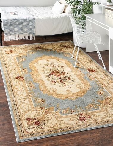 Rugs.com Chateau Collection Rug - سجادة متوسطة الحجم باللون البني بطول 6 أقدام مثالية للممرات والمداخل in Kuwait