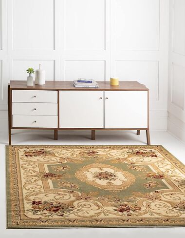 Rugs.com Chateau Collection Rug - سجادة متوسطة الحجم باللون البني بطول 6 أقدام مثالية للممرات والمداخل in Kuwait
