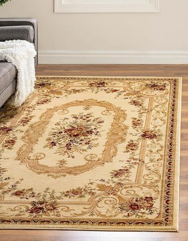 Rugs.com Chateau Collection Rug - سجادة متوسطة الحجم باللون البني بطول 6 أقدام مثالية للممرات والمداخل in Kuwait