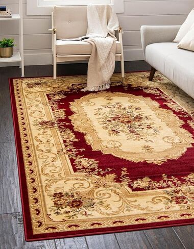 Rugs.com Chateau Collection Rug - سجادة متوسطة الحجم باللون البني بطول 6 أقدام مثالية للممرات والمداخل in Kuwait
