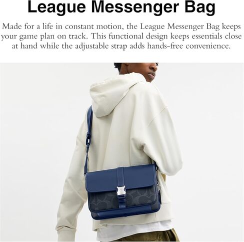 League Messenger Bag in Mixed Signature in Saudi Arabia