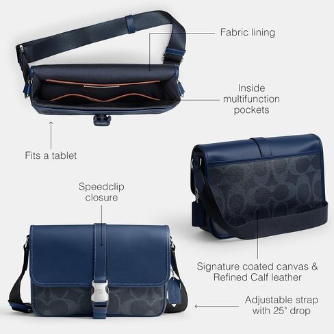 League Messenger Bag in Mixed Signature in Saudi Arabia