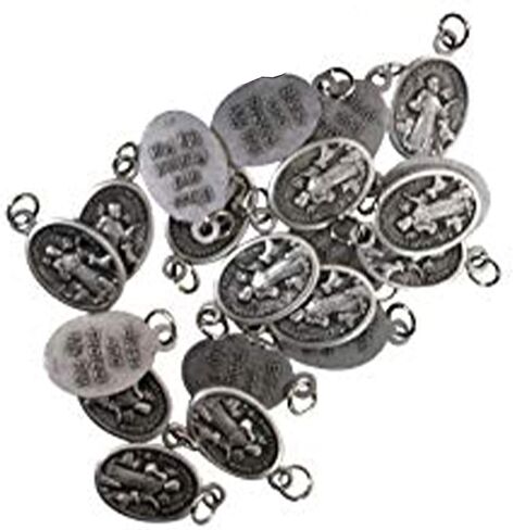 Venerare Bulk Medal Lot of 20 Metal Saint Pendant (Oval St. Francis Pet Medal) in Saudi Arabia