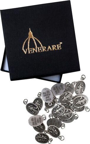 Venerare Bulk Medal Lot of 20 Metal Saint Pendant (Oval St. Francis Pet Medal) in Saudi Arabia