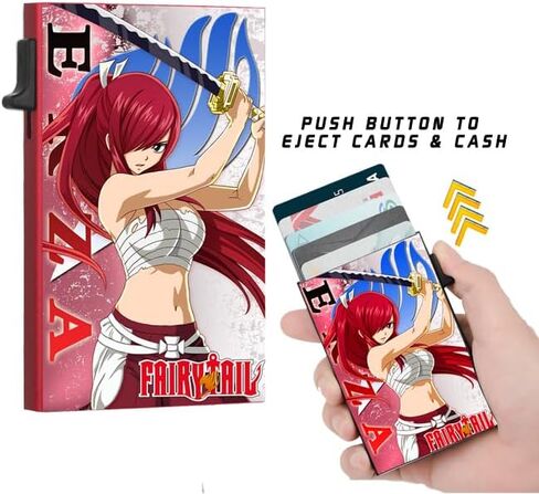 محفظة Fairy Tail Erza Scarlet Slim مرخصة رسميًا in Kuwait