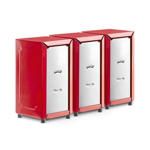 OCS Parts 6-Pack Tall-Fold Two-Sided Napkin Dispenser | Stainless Steel | Holds 150 6" x 13" Tall Fold Napkins | for Home Dining Room Tables, Kitchens, Restaurants, Food Trucks and Delis in Saudi Arabia