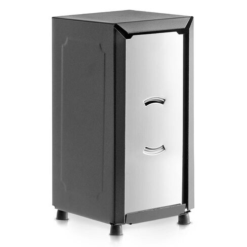 OCS Parts 6-Pack Tall-Fold Two-Sided Napkin Dispenser | Stainless Steel | Holds 150 6" x 13" Tall Fold Napkins | for Home Dining Room Tables, Kitchens, Restaurants, Food Trucks and Delis in Saudi Arabia