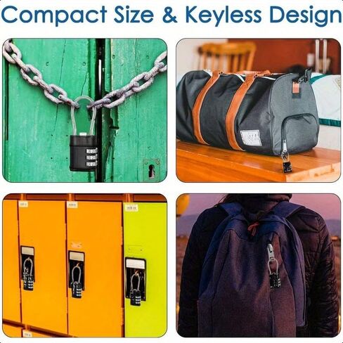2 Pack Combination Lock Customs Lock Luggage Travel,Black in Saudi Arabia