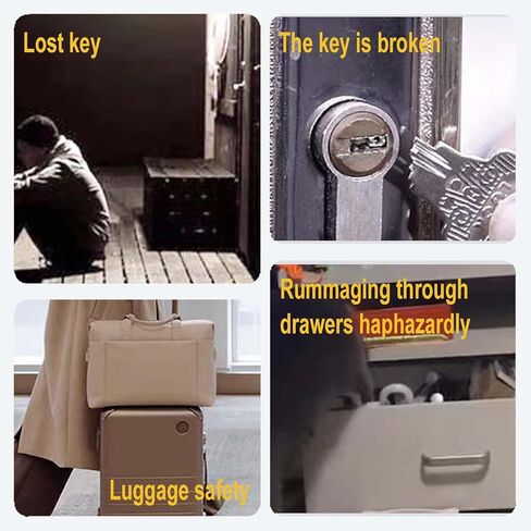 10 Pcs Mini Cute Diary Padlock Vintage Style Small Luggage Locks Decorative Tiny Padlock Suitcase Lock with Keys for Diaries Jewelry Boxes Travel Backpack Suitcase (Silver) in Saudi Arabia