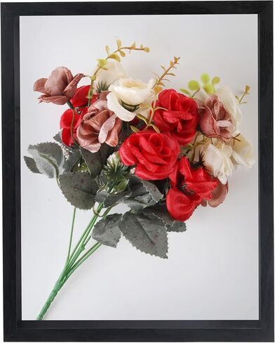 إطار صورة صندوق الظل مقاس 8 × 10، وحافظة عرض ذاكرة سوداء، وإطار صندوق ذاكرة خشبي، عبوة واحدة in Kuwait