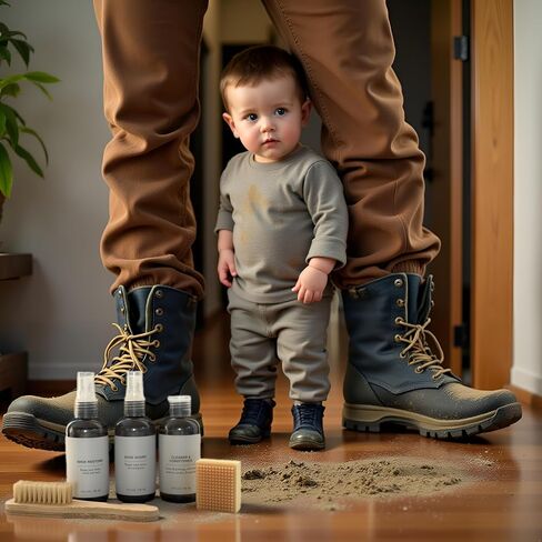 Shoe Cleaning Kit - Suede & Nubuck All-in-One Cleaner with Conditioner, Protector Spray & Brushes in Saudi Arabia