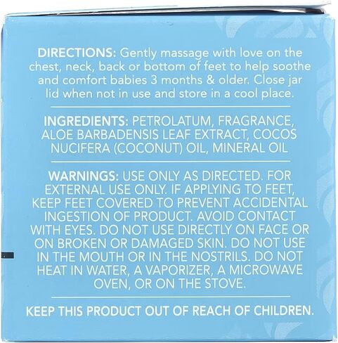 Vicks BabyRub Soothing Chest, Neck and Back Ointment 1.76 Oz, 2 Pack in Saudi Arabia