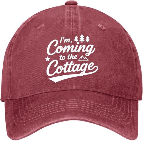 I'm Coming to The Cottage Trucker Hat Cycling Caps for Grandpa in Saudi Arabia