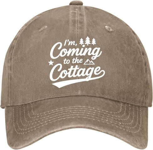 I'm Coming to The Cottage Trucker Hat Cycling Caps for Grandpa in Saudi Arabia