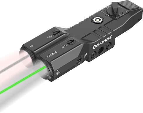 TOUGHSOUL MLOK Picatinny Mounted 1450 Lumen Flashlight 940nm IR Illuminator Infrared Flashlight Combo, Low-Profile Tactical Light with Built-in Rechargeable Battery (MLOK Mounted) in Saudi Arabia
