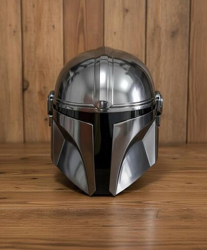 Mandalorian Medieval Costume Helmet with Liner and Chin Strap - LARP/Costumes/Role Plays Steel Helmet in Kuwait