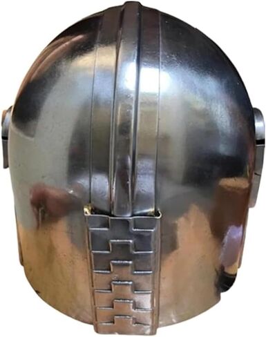 Mandalorian Medieval Costume Helmet with Liner and Chin Strap - LARP/Costumes/Role Plays Steel Helmet in Kuwait