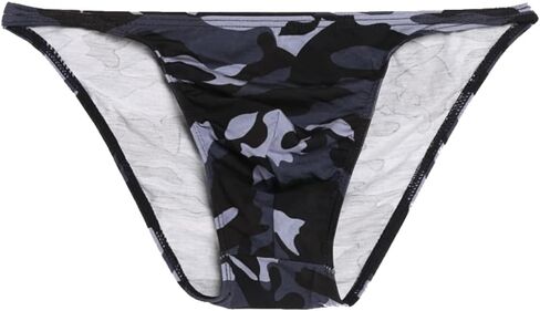 Men's Bikini Underwear Sexy Camouflage Sports Bra Stretch Bulge Pouch Briefs in Saudi Arabia