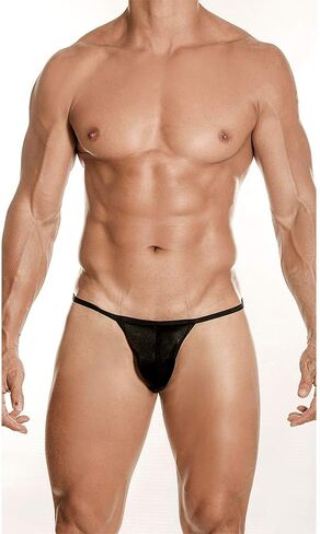 Daniel Alexander Mens Sexy Protrude Pouch Bikini Sheer Slip Underwear Soft Pouch Low Waist Thong in Saudi Arabia
