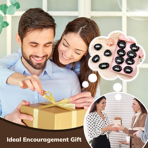 Lounsweer Mini You Rock Stones You Rock Gifts جيب عناق الهدايا الإيجابية التقدير شكرا الصخور التحفيزية عيد الميلاد السائبة زينة عيد الميلاد هدية لزميل الموظفين المعلم in Kuwait
