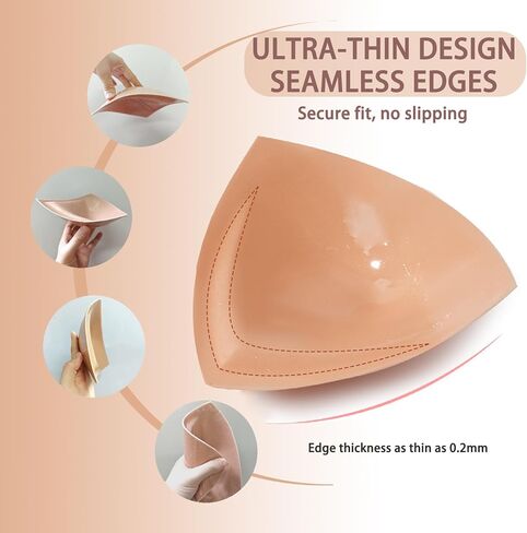 Double-Sided Sticky Bra Lift Inserts | Lightly Padded Push-Up Adhesive Bra for Large Bust | Reusable & Invisible Insert Pads in Saudi Arabia