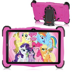 Kids Tablet 7 inch Android Toddler Tablet for Kids 3-7, Octa-Core 10GB RAM 64GB ROM | Dual Camera | GPS | WiFi, Bluetooth APP Pre-Installed Parent Control Childrens Tablet with Shockproof in Kuwait