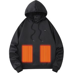 Heated Sweatshirt For Men Heated Hoodie Men Women Unisex Heating Sweatshirts Pullover Winter Outfit Without Battery in Saudi Arabia