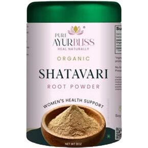 مسحوق جذر شاتافاري عضوي 100%، للتوازن الهرموني، وعافية الدورة الشهرية، ودعم الخصوبة والحيوية اليومية للنساء، مسحوق شاتافاري الأيورفيدا التقليدي - 16oz in Kuwait