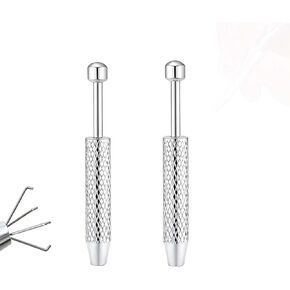 Piercing Taper Ball Grabber Tool for- 14G 16G 18G 20G Piercing Taper Flat Back Earring Applicator Tool Threadless Insertion Pin Body Jewelry Stretching Kit for Ear/Nose/Navel/Nipple/Lip/Eyebrow/Tongue in Saudi Arabia