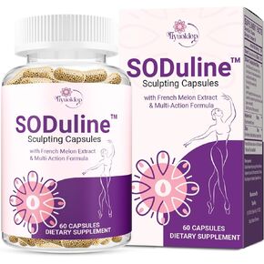 Anti Cellulite Supplement, SODuline™ Sculpting Capsules with French Melon SOD & Phyto Beadlets, Cellulite Reduces, Cellulite Remover for Legs, Skin Smoothing & Thighs, Collagen Supplements, 60 Caps in Saudi Arabia