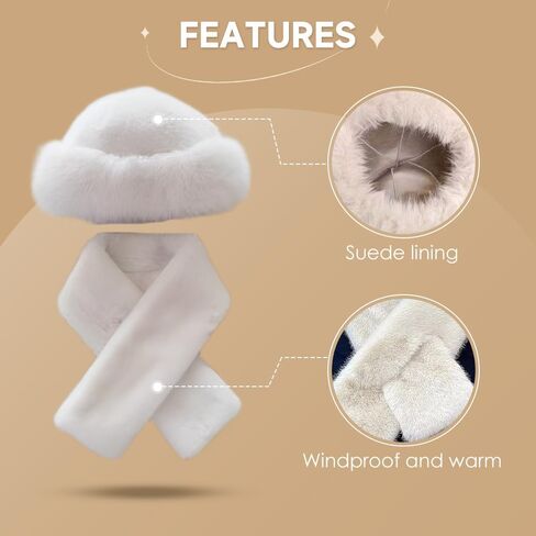 Womens Winter Faux Fur Bucket Hat, 2026 New Fluffy Fisherman Fuzzy Bucket Hat Warm Faux Mink Plush Hat in Saudi Arabia
