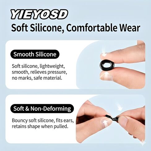 Fit for RayBan Wayfarer Eyeglass Nose Pad,Fit for Ray-Ban Meta Wayfarer/Headliner/Skyler Smart Glasses Retainers Sets,40Pack Adhesive Glasses Nose Pads+8 Round Ear Grips+8 Glasses Temple Tips Sleeve. in Kuwait