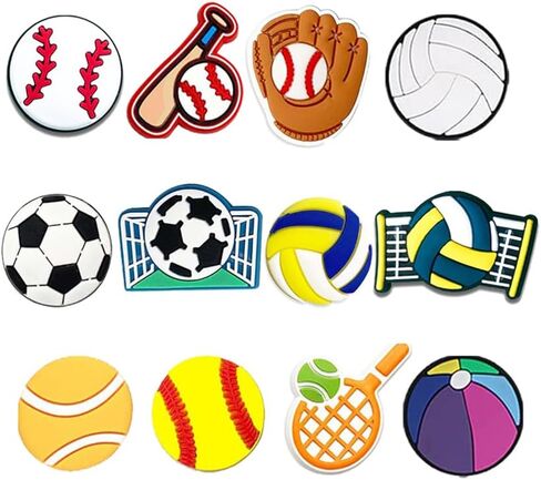 50Pcs Shoes Charms for Boys, No-random Sports Game Car Shoes Decoration Charms for Pins Sandals in Saudi Arabia