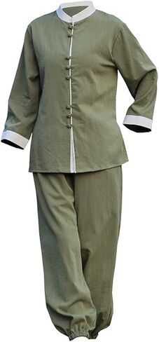 Kung Fu Uniform Female Tai Chi Uniform Cotton Linen Wushu Kung Fu Clothing For Women Martial Arts Wing Chun Suit in Saudi Arabia