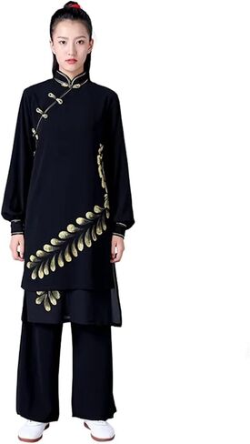 Kung Fu Uniform Tai Chi Clothes Women Wushu Clothes Kung Fu Competition Clothes Martial Art Uniform Wrinkle in Saudi Arabia