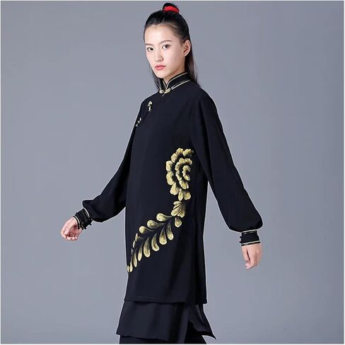 Kung Fu Uniform Tai Chi Clothes Women Wushu Clothes Kung Fu Competition Clothes Martial Art Uniform Wrinkle in Saudi Arabia