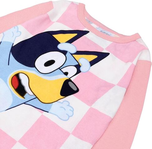 Bluey girls 4-piece Snug-fit Cotton Pajama Set, Soft & Cute for Kids in Saudi Arabia