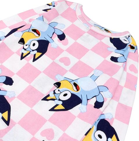 Bluey girls 4-piece Snug-fit Cotton Pajama Set, Soft & Cute for Kids in Saudi Arabia