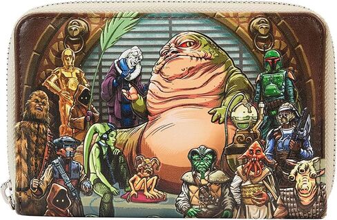Star Wars Return of the Jedi 40th Anniversary Jabbas Palace Zip Around Wallet in Saudi Arabia