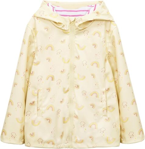 Kids Waterproof Jacket Boys and Girls Lightweight Raincoat Hooded Zip-Up Outerwear Kids Raincoat in Saudi Arabia
