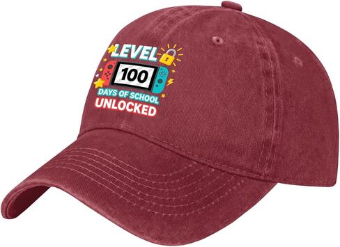 Level 100 Days Unlocked Hats Cycling Cap for Grandma in Saudi Arabia