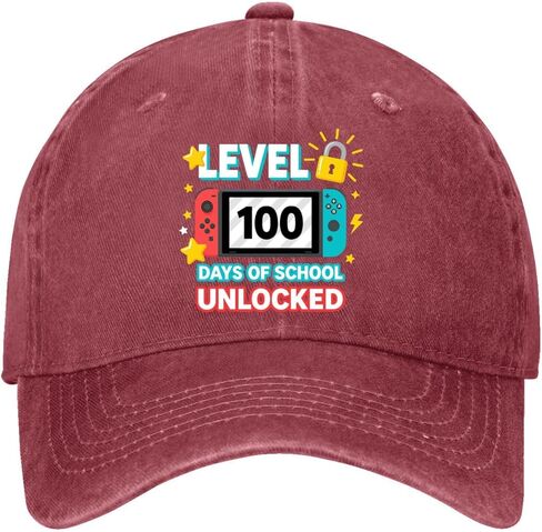 Level 100 Days Unlocked Hats Cycling Cap for Grandma in Saudi Arabia