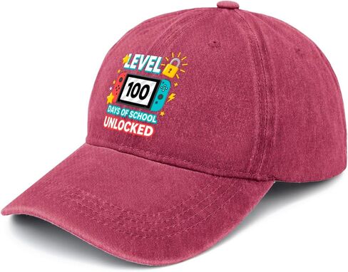 Level 100 Days Unlocked Hats Cycling Cap for Grandma in Saudi Arabia