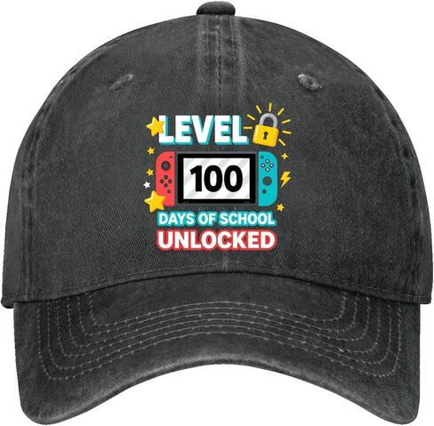 Level 100 Days Unlocked Hats Cycling Cap for Grandma in Saudi Arabia